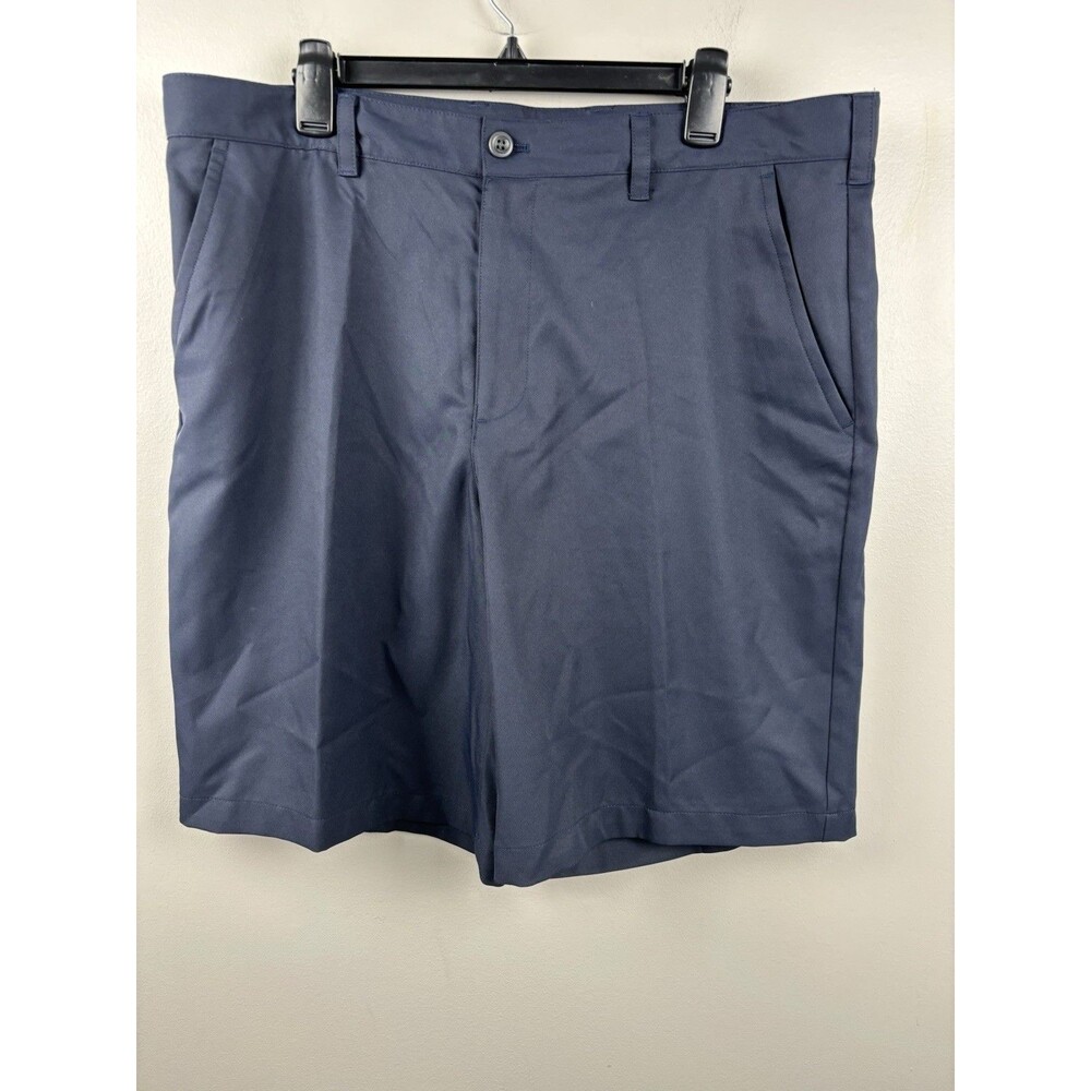 IZOD Golf Mens Blue Shorts Size 38 (40) Chino Polyester